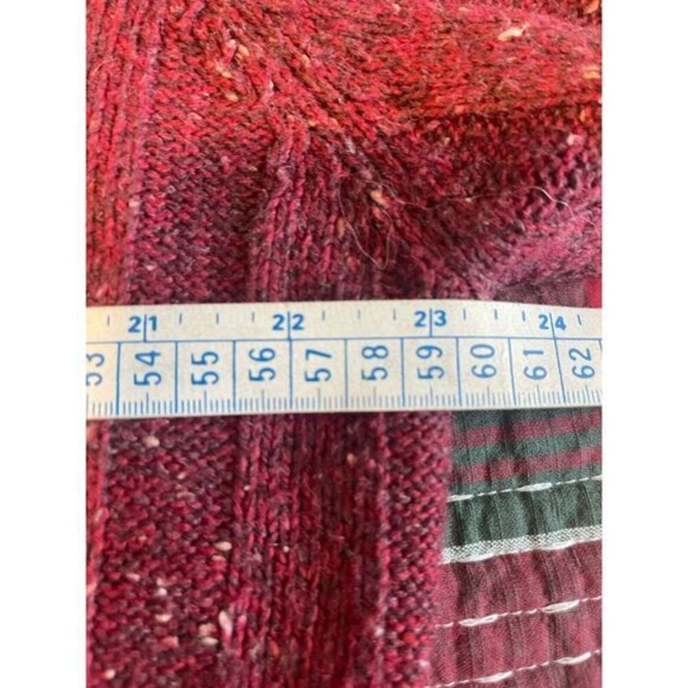 Woolrich Quarter Zip Sweater Size Large Women's Wine Red - Picture 10 of 10